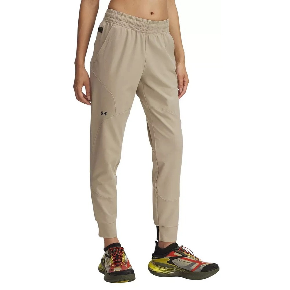 Under Armour Women's Size M - Unstoppable Jogger Pants City Khaki/Black